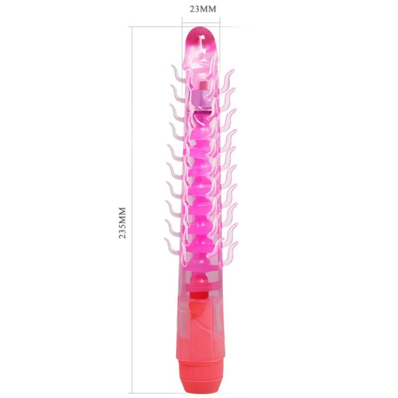 BAILE - FLEXI VIBE SENSUAL SPINE BENDABLE VIBRATING DILDO LILAC 23.5 CM BAILE NOCTURNA DESIRES