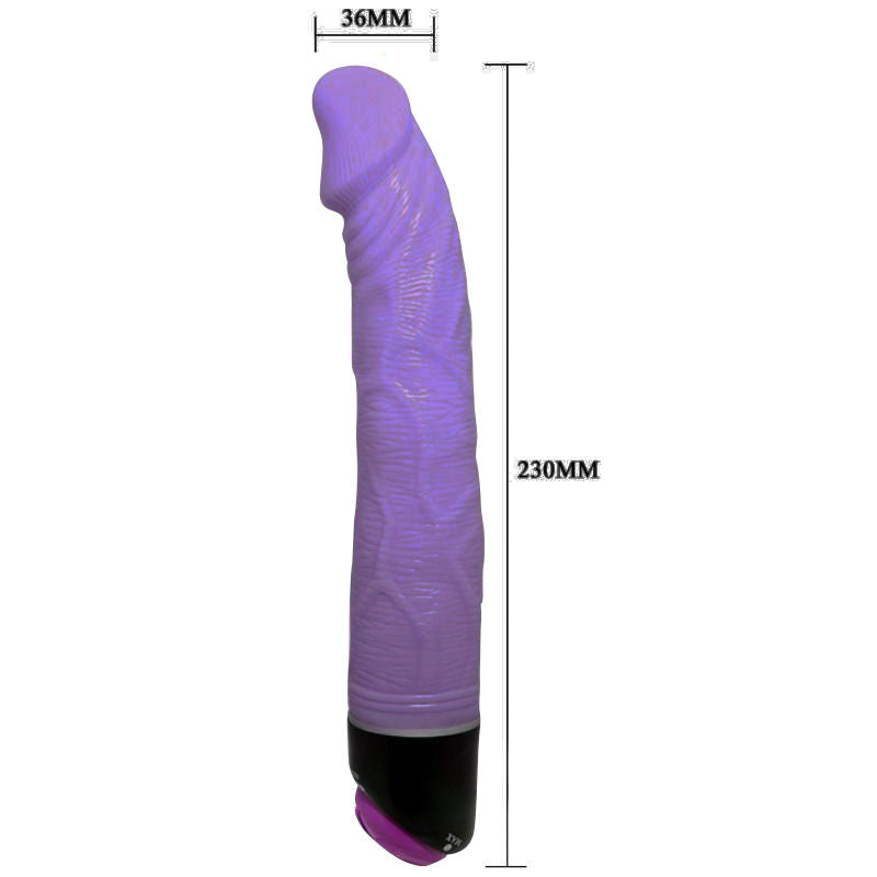 BAILE - ADOUR CLUB REALISTIC VIBRATOR 23 CM LILAC - NOCTURNA DESIRES