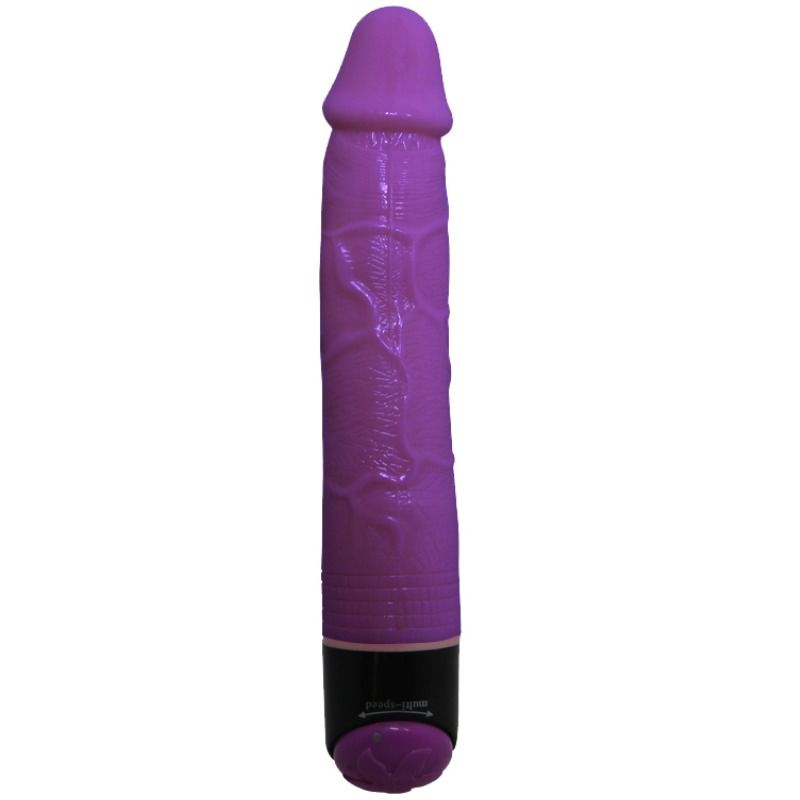 BAILE - COLORFUL SEX LILAC REALISTIC VIBRATOR 23 CM BAILE NOCTURNA DESIRES