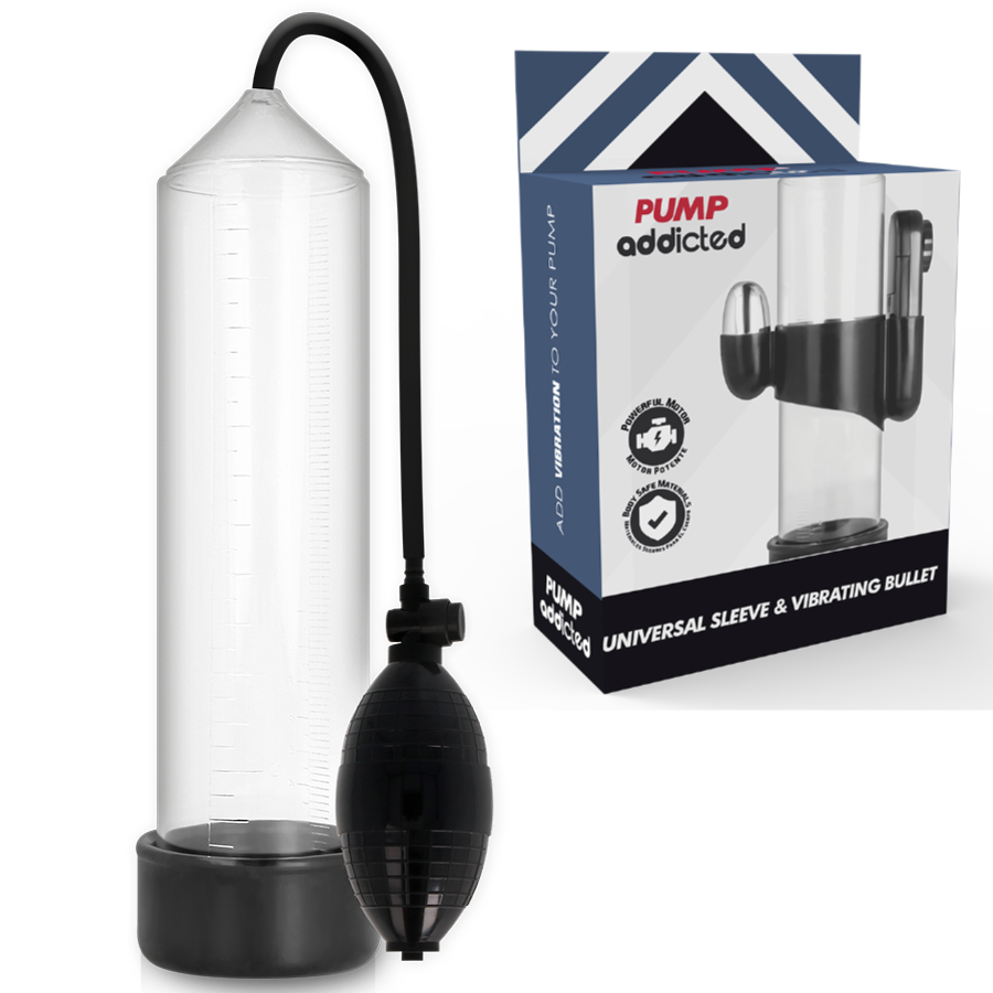 PUMP ADDICTED - RX3 TRANSPARENT VIBRATOR - NOCTURNA DESIRES