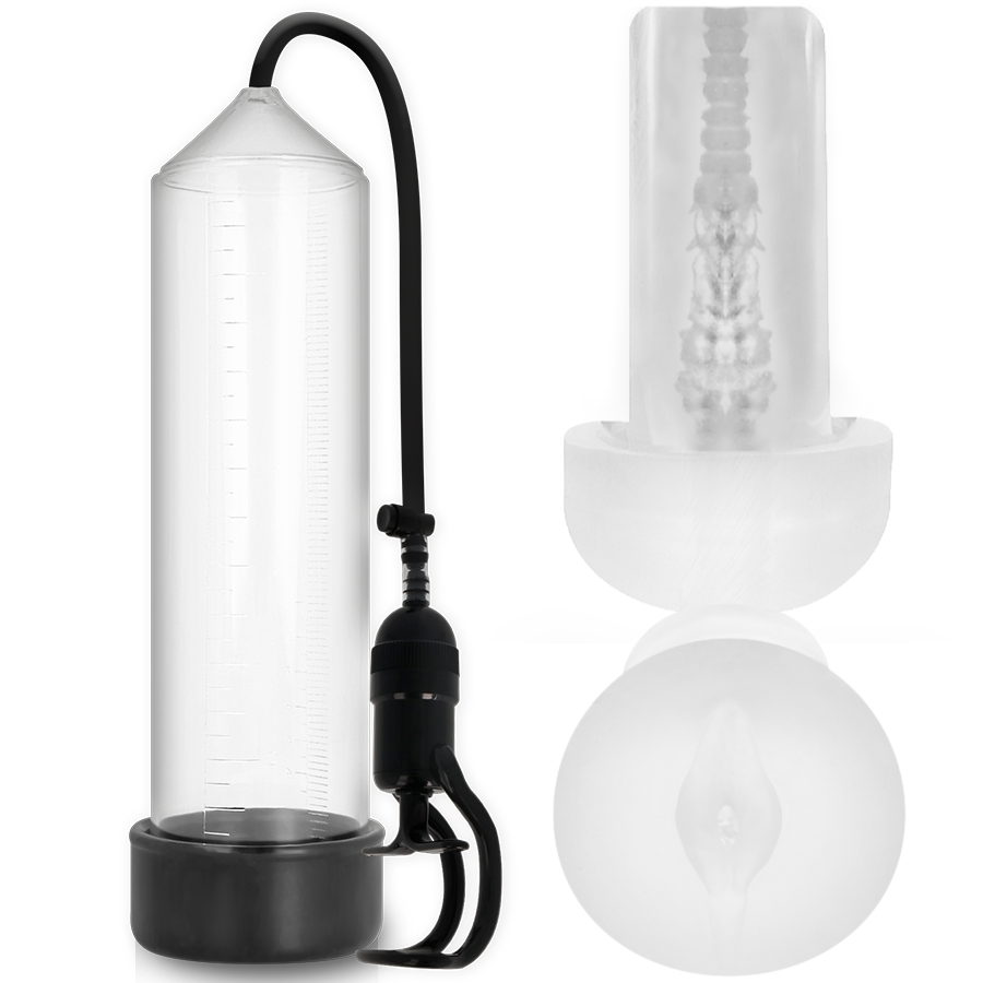 PUMP ADDICTED - RX5 TRANSPARENT WITH MASTURBATOR - NOCTURNA DESIRES
