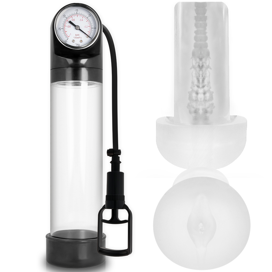 PUMP ADDICTED - RX9 TRANSPARENT WITH MASTURBATOR - NOCTURNA DESIRES