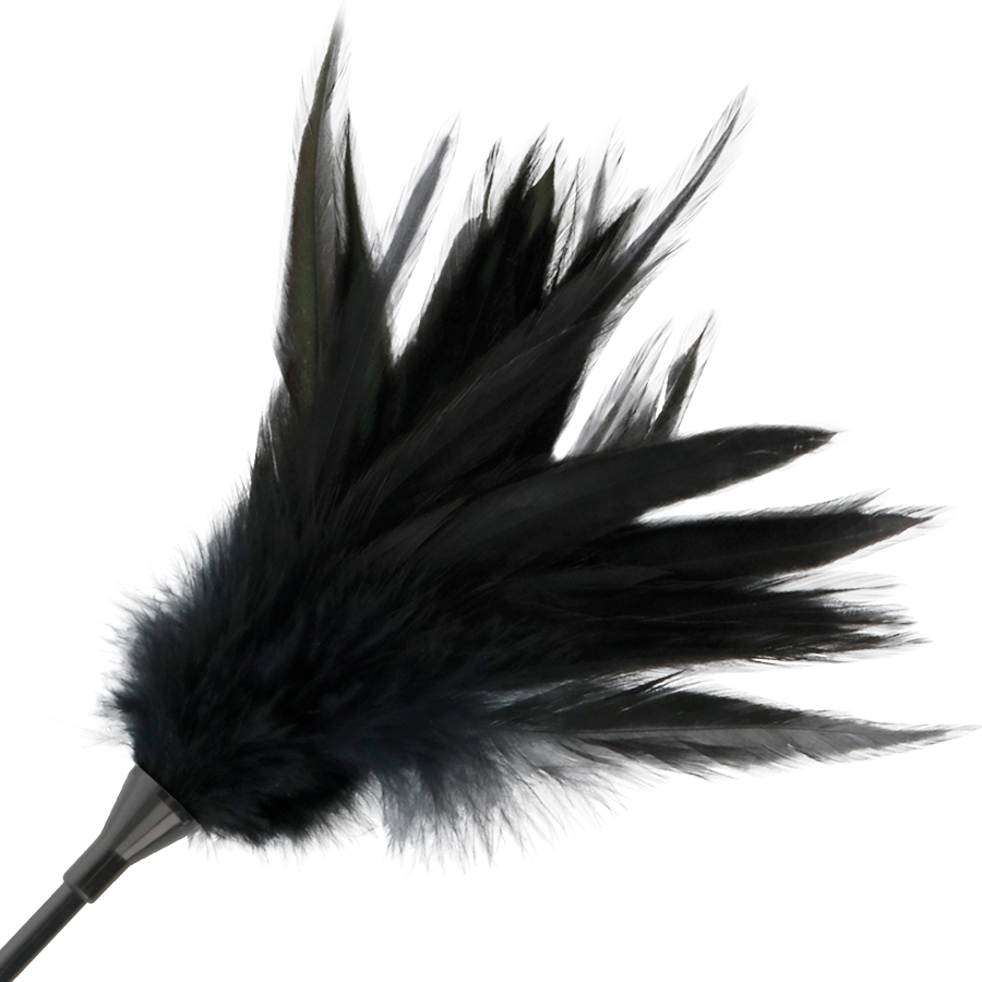 DARKNESS - BLACK FEATHER WHIP - NOCTURNA DESIRES