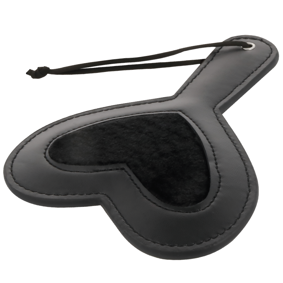 DARKNESS - BLACK FETISH LOVE VELOR PADDLE - NOCTURNA DESIRES