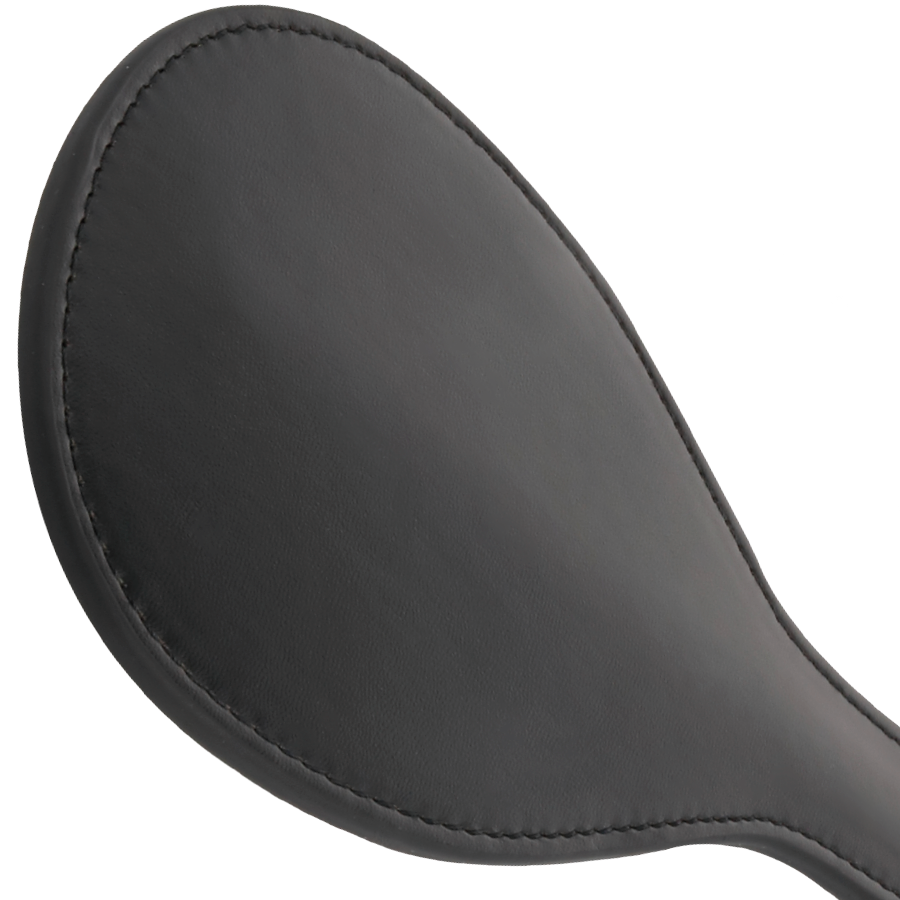 DARKNESS - ROUNDED BLACK FETISH PADDLE - NOCTURNA DESIRES