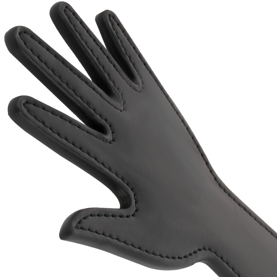 DARKNESS - BLACK FETISH HAND PADDLE - NOCTURNA DESIRES