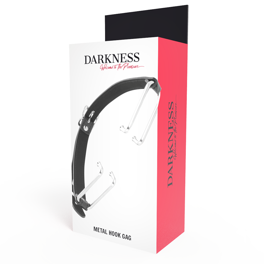 DARKNESS - GAG WITH BLACK HOOK - NOCTURNA DESIRES
