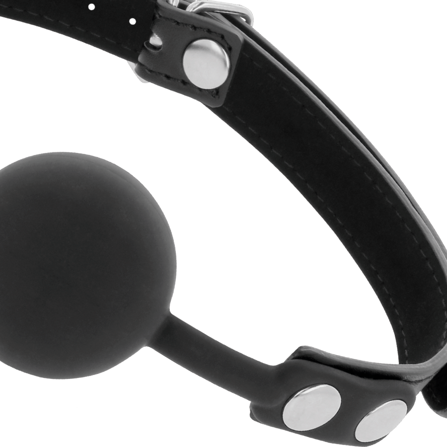 DARKNESS - BLACK SILICONE GAG - NOCTURNA DESIRES