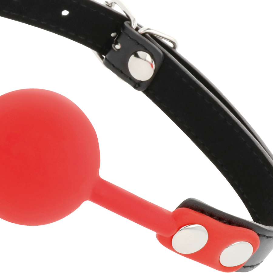 DARKNESS - RED SILICONE GAG - NOCTURNA DESIRES