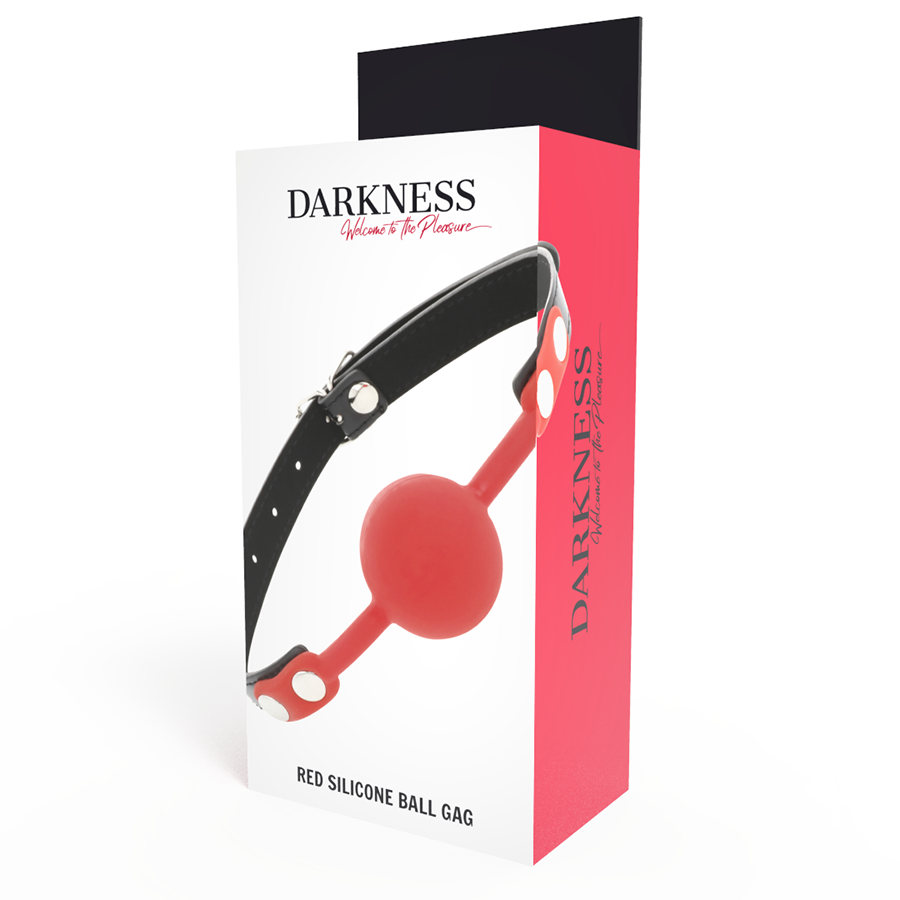 DARKNESS - RED SILICONE GAG - NOCTURNA DESIRES