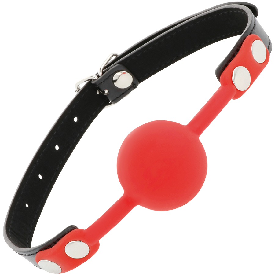 DARKNESS - RED SILICONE GAG - NOCTURNA DESIRES