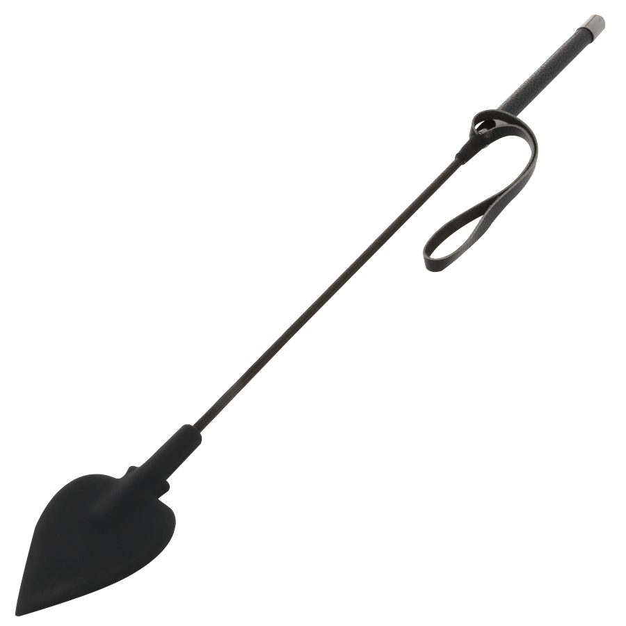 DARKNESS - BLACK SILICONE WHIP 60CM - NOCTURNA DESIRES