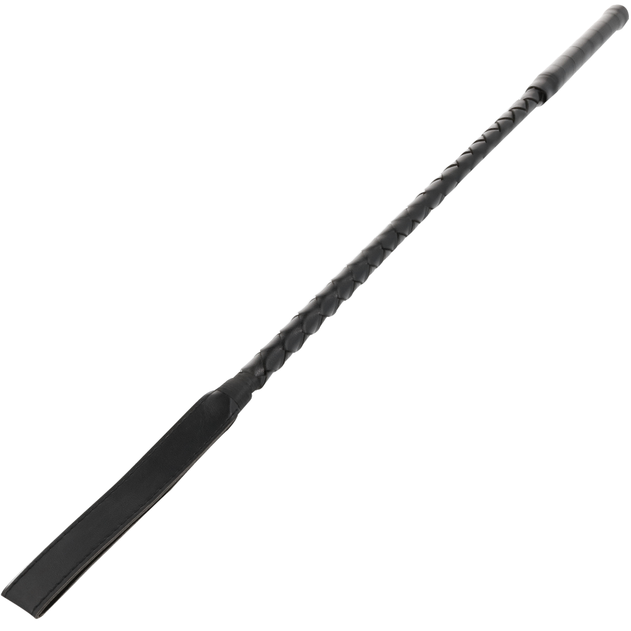 DARKNESS - FETISH BLACK BDSM WHIP 70 CM - NOCTURNA DESIRES