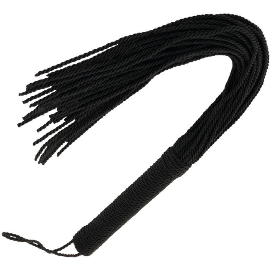 DARKNESS - BLACK BONDAGE WHIP 50CM - NOCTURNA DESIRES