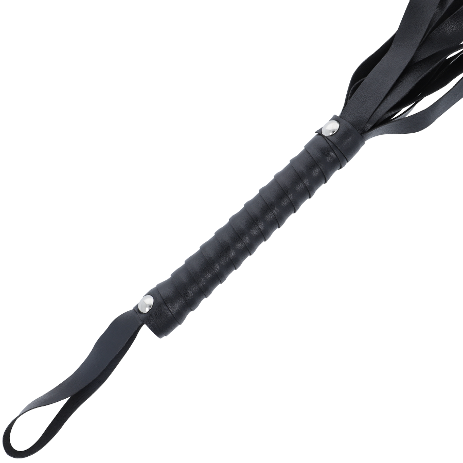 DARKNESS - BLACK BONDAGE WHIP 51 CM - NOCTURNA DESIRES