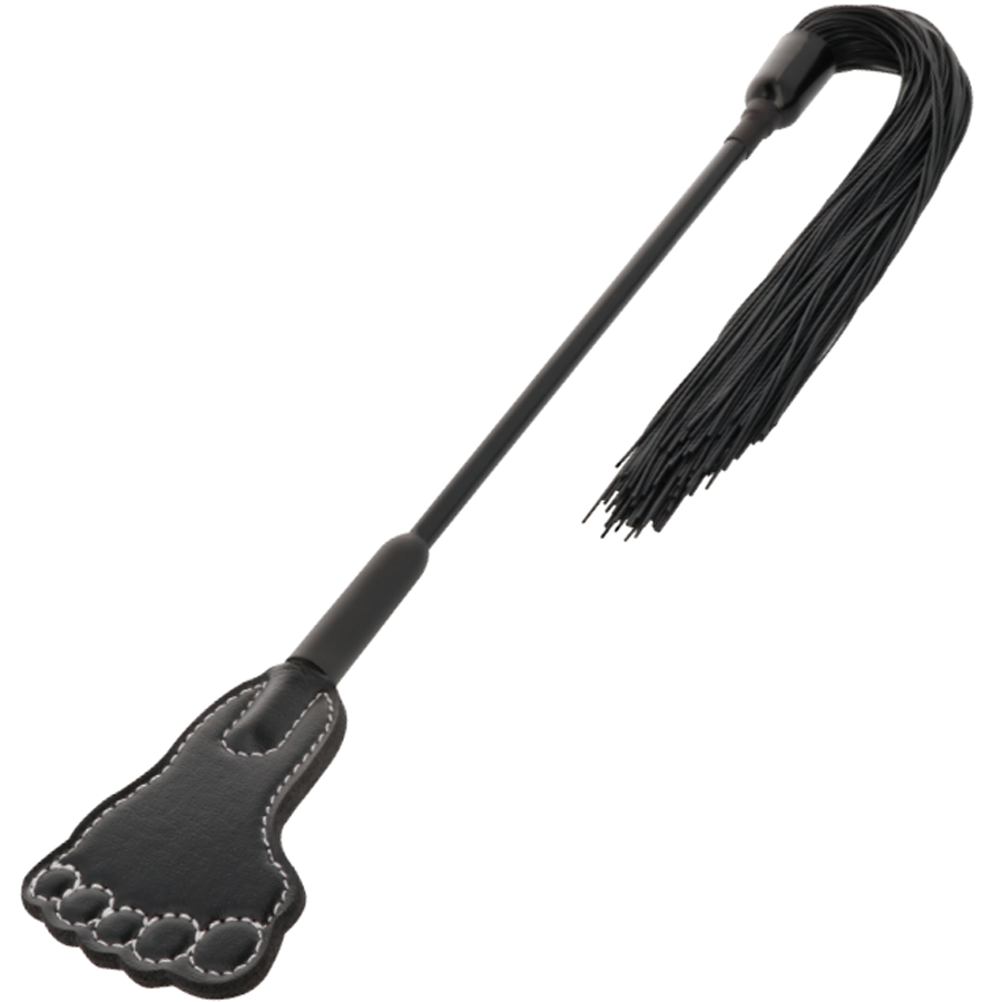DARKNESS - FETISH CROP AND BLACK WHIP - NOCTURNA DESIRES