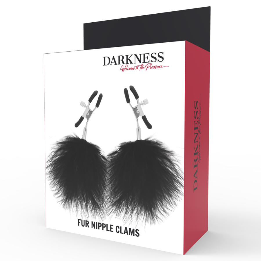 DARKNESS - POM-POM NIPPLE Clamps 2 - NOCTURNA DESIRES