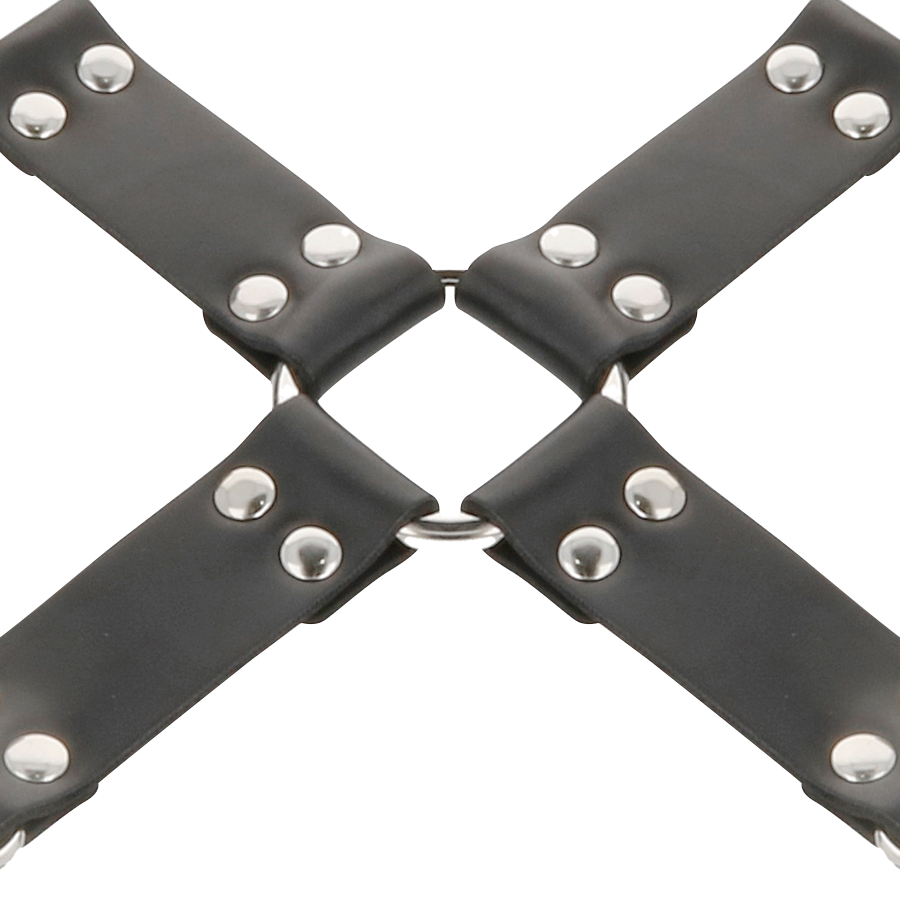DARKNESS - LEATHER HANDCUFFS FOR FOOT AND HANDS BLACK - NOCTURNA DESIRES