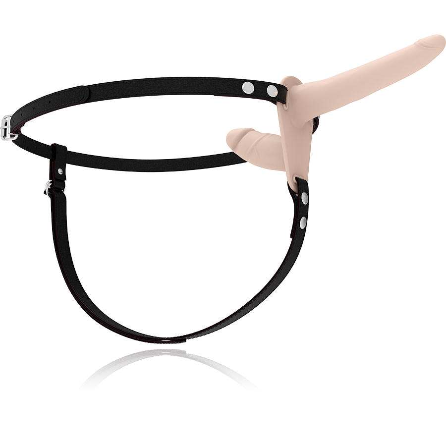 FETISH SUBMISSIVE HARNESS - DOUBLE PENETRATION FLESH UP VIBRATOR - NOCTURNA DESIRES