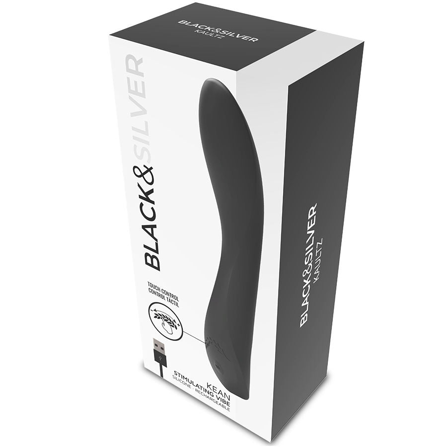 BLACK&SILVER - KEAN VIBRATOR TOUCH CONTROL - NOCTURNA DESIRES