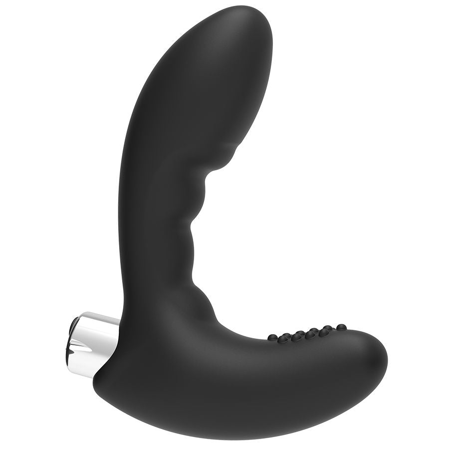 ADDICTED TOYS - PROSTATIC VIBRATOR RECHARGEABLE MODEL 4 - BLACK - NOCTURNA DESIRES