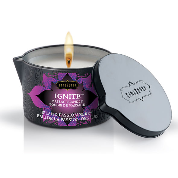 KAMASUTRA - MASSAGE CANDLE PASSION ISLAND 170GR KAMASUTRA COSMETICS NOCTURNA DESIRES