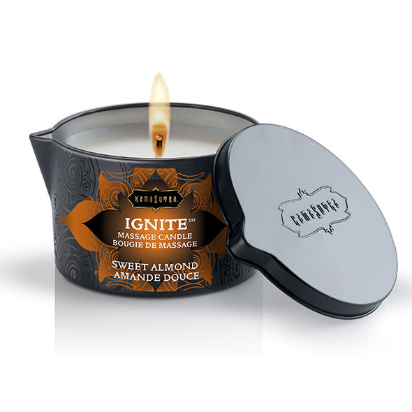 KAMASUTRA - MEDITERRANEAN ALMOND MASSAGE CANDLE 170GR KAMASUTRA COSMETICS NOCTURNA DESIRES