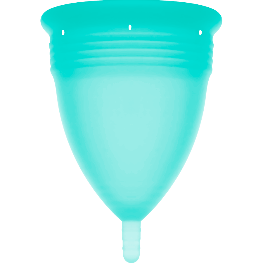 STERCUP - FDA SILICONE MENSTRUAL CUP AQUAMARINE - SIZE S - NOCTURNA DESIRES