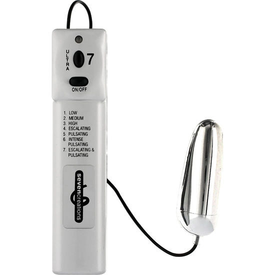 SEVEN CREATIONS - ULTRA 7 VECTOR VIBRATING EGG - NOCTURNA DESIRES