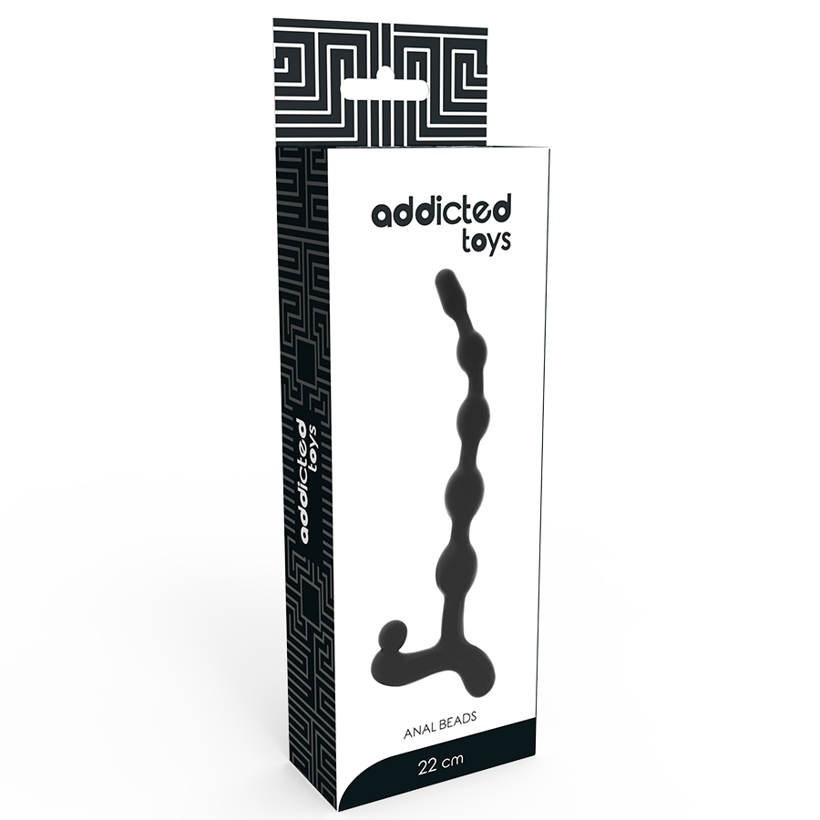 ADDICTED TOYS - ANAL BALLS 22 CM BLACK - NOCTURNA DESIRES