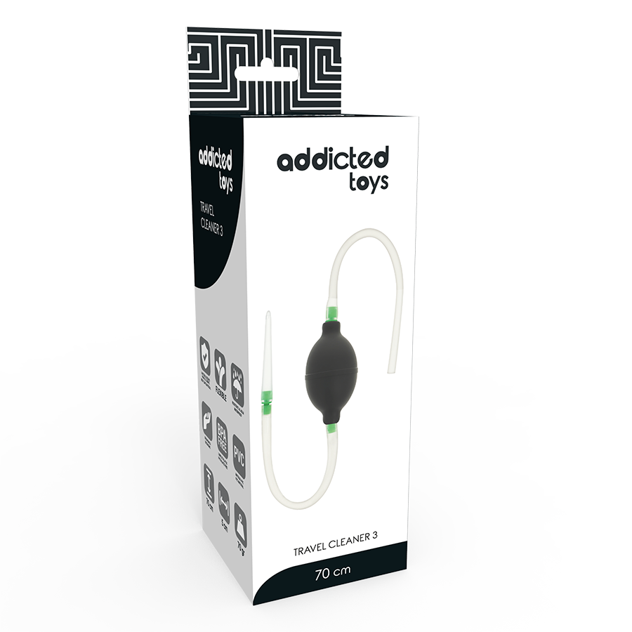 ADDICTED TOYS - BLACK ENEMA SET - NOCTURNA DESIRES