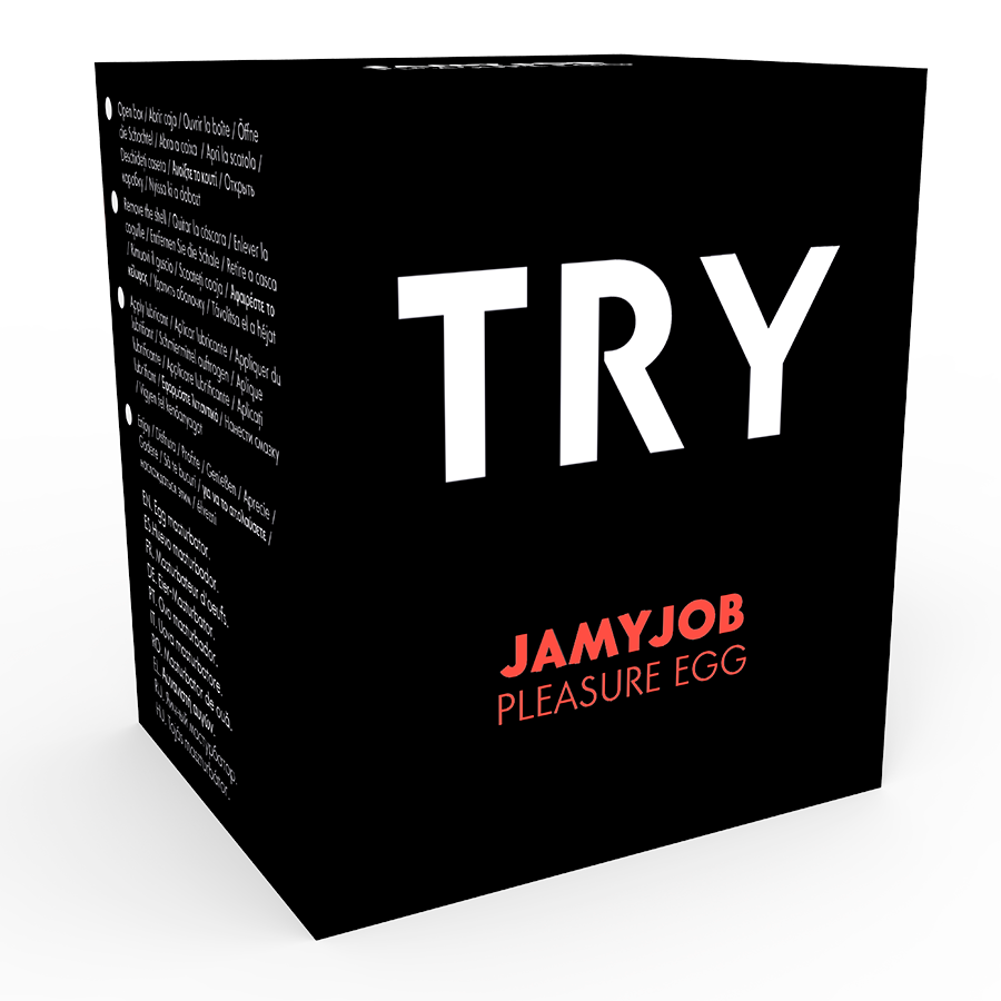 JAMYJOB - EGG MASTURBATOR BLACK VERSION DISCRETT - NOCTURNA DESIRES