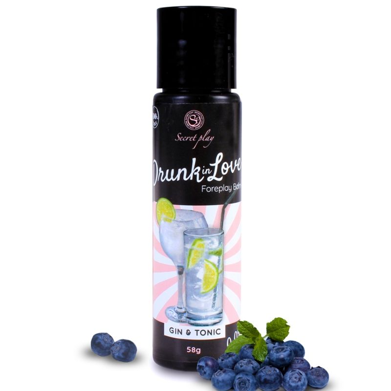 SECRETPLAY - LUBRICANT DRUNK IN LOVE GIN&TONIC 60 ML - NOCTURNA DESIRES