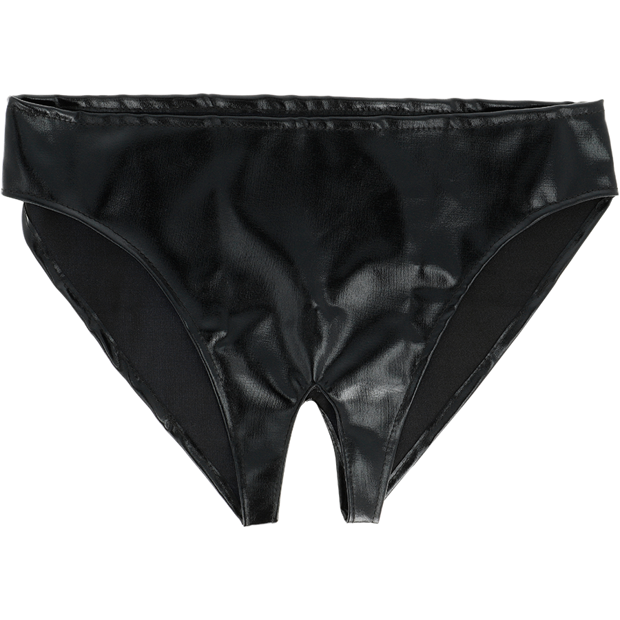 DARKNESS - UNISEX OPENING PANTIES ONE SIZE - NOCTURNA DESIRES