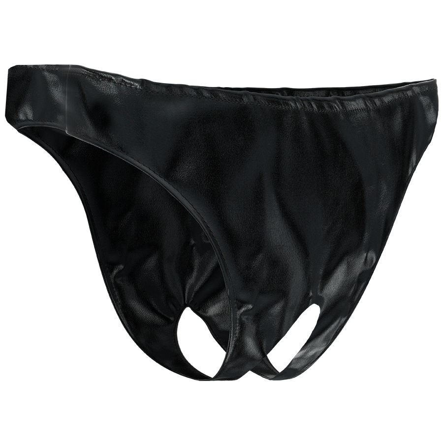 DARKNESS - UNISEX OPENING PANTIES ONE SIZE - NOCTURNA DESIRES