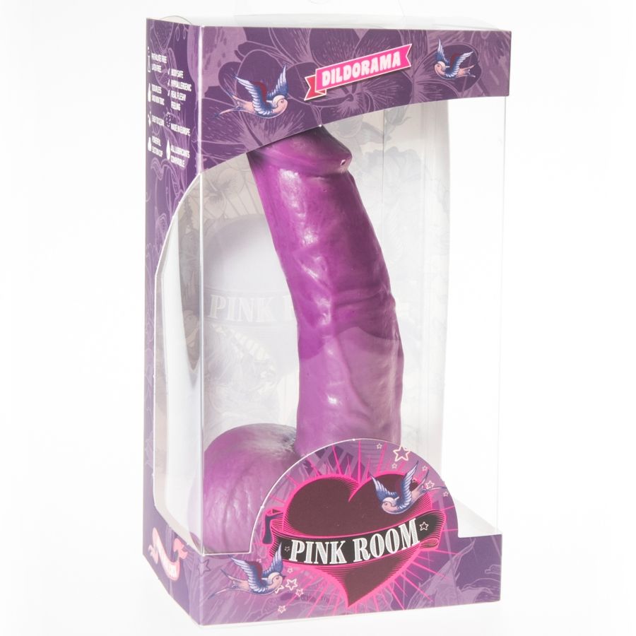 PINK ROOM - CONNOR REALISTIC DILDO PURPLE 16 CM - NOCTURNA DESIRES
