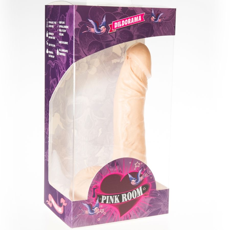 PINK ROOM - EBAN REALISTIC DILDO FLESH 19 CM - NOCTURNA DESIRES