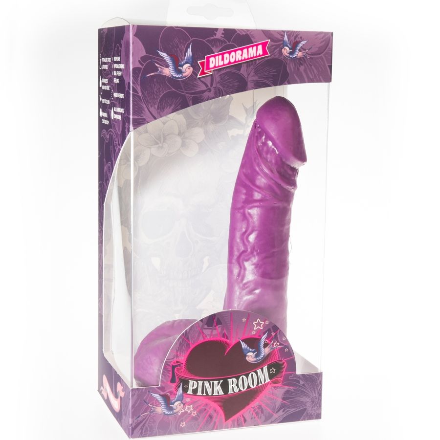 PINK ROOM - EBAN REALISTIC DILDO PURPLE 19 CM - NOCTURNA DESIRES