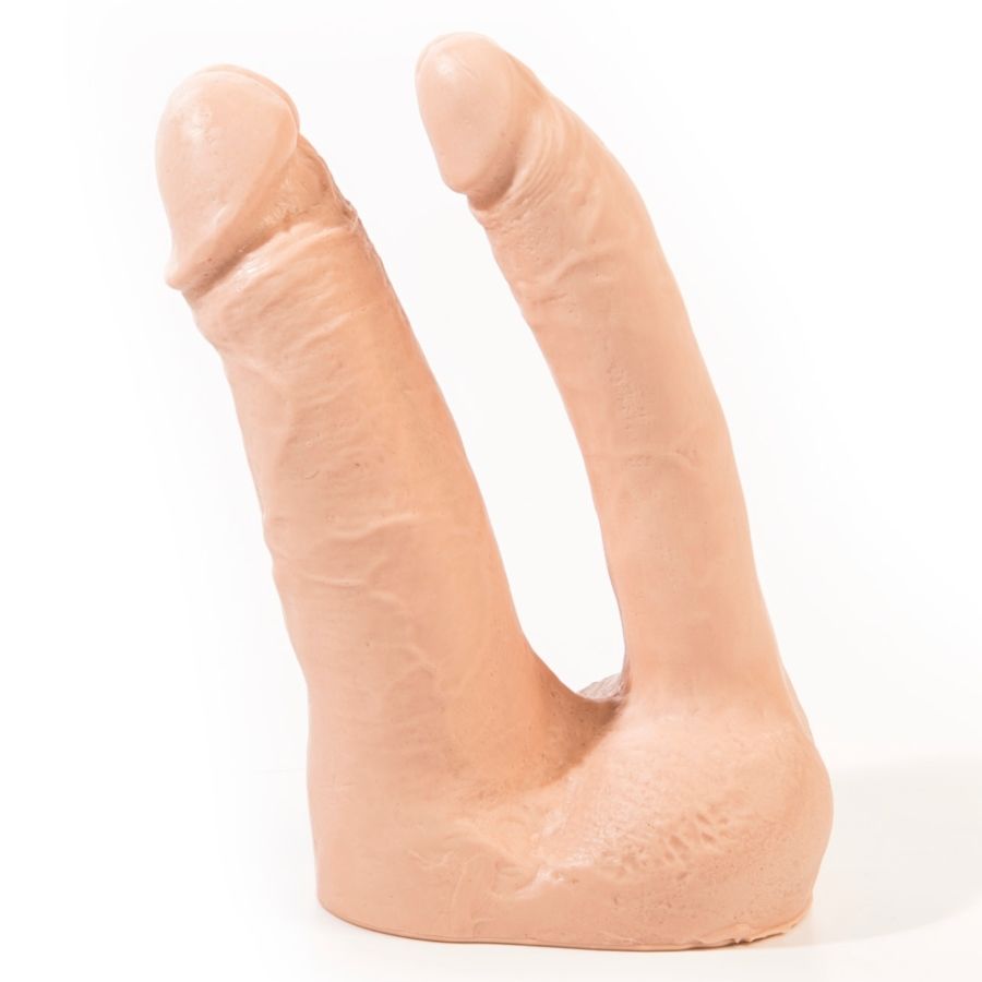 PINK ROOM - ARTHUS REALISTIC DOUBLE DILDO FLESH 17CM/15.5CM - NOCTURNA DESIRES