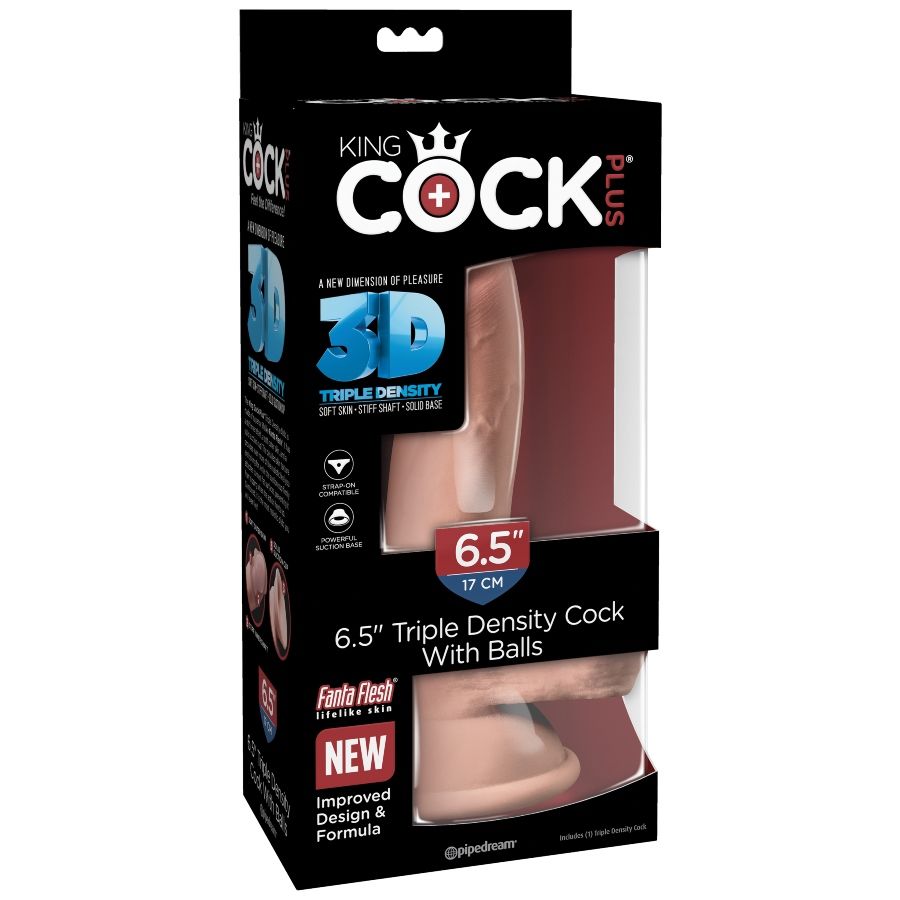 KING COCK - TRIPLE DENSITY DILDO 14 CM - NOCTURNA DESIRES