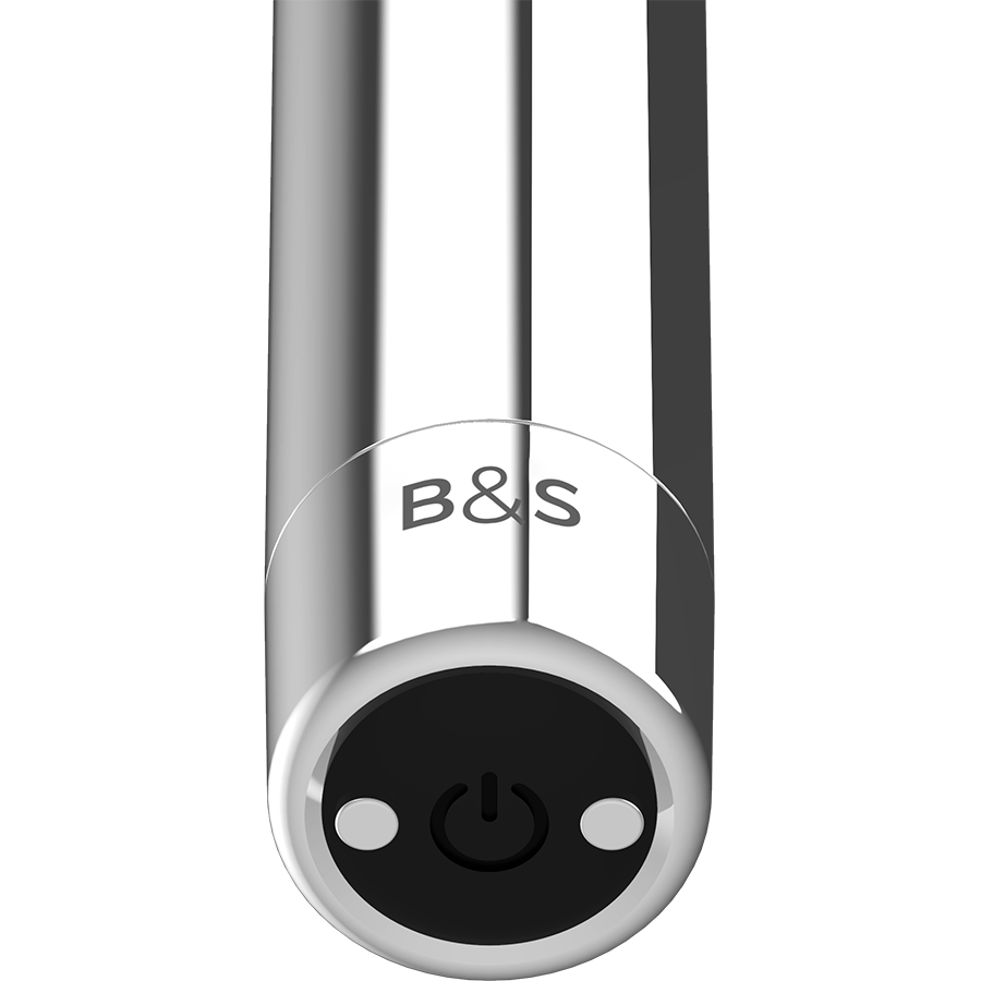 BLACK&SILVER - KAILAN 2 SILVER VIBRATING MAGNETIC BULLET - NOCTURNA DESIRES