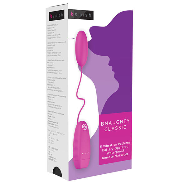 B SWISH - BNAUGHTY CLASSIC VIBRATING BULLET CERISE B SWISH NOCTURNA DESIRES
