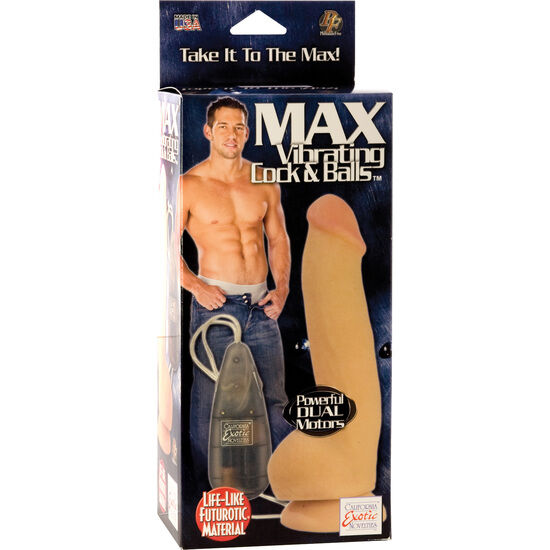 CALEXOTICS - MAX VIBRATING COCK AND BALLS - NOCTURNA DESIRES