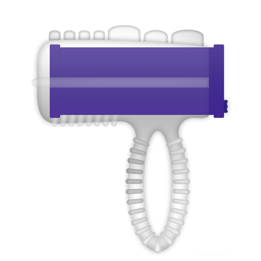 CASUAL LOVE - RING TONGUE VIBRATING PURPLE - NOCTURNA DESIRES