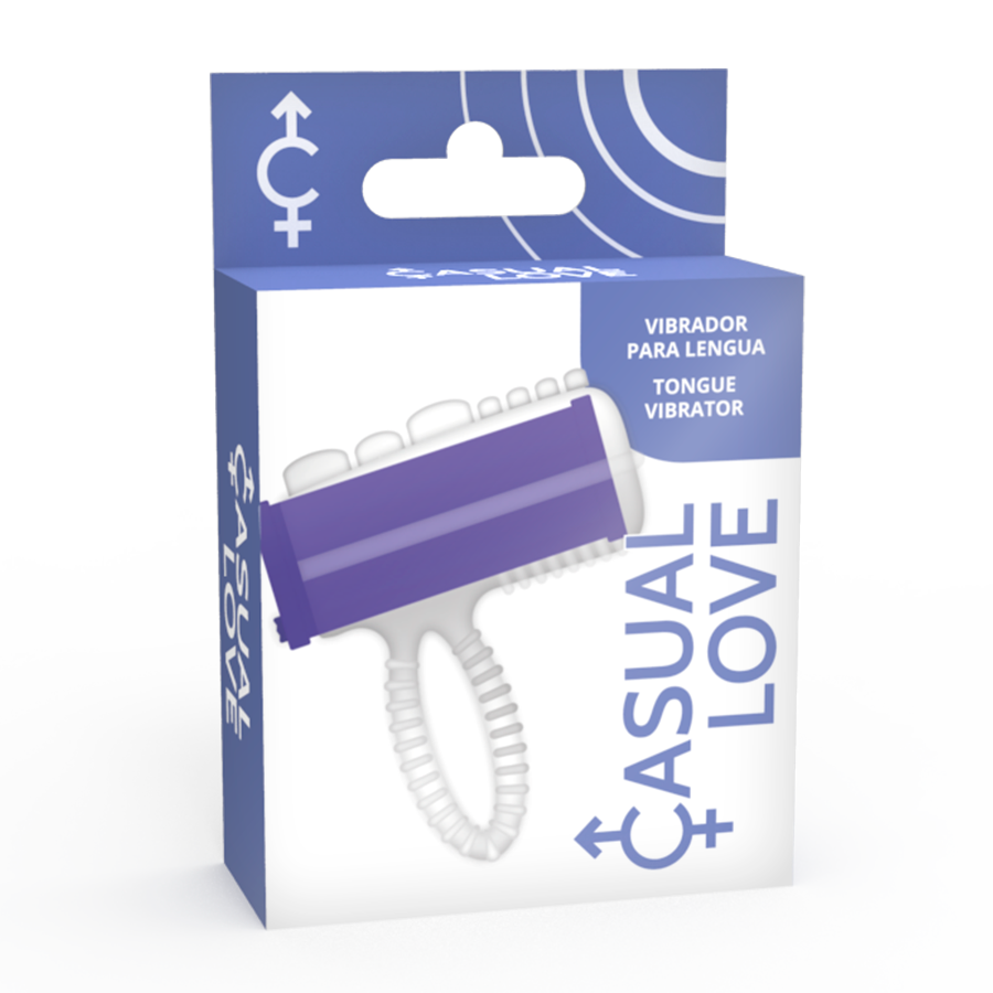 CASUAL LOVE - RING TONGUE VIBRATING PURPLE - NOCTURNA DESIRES