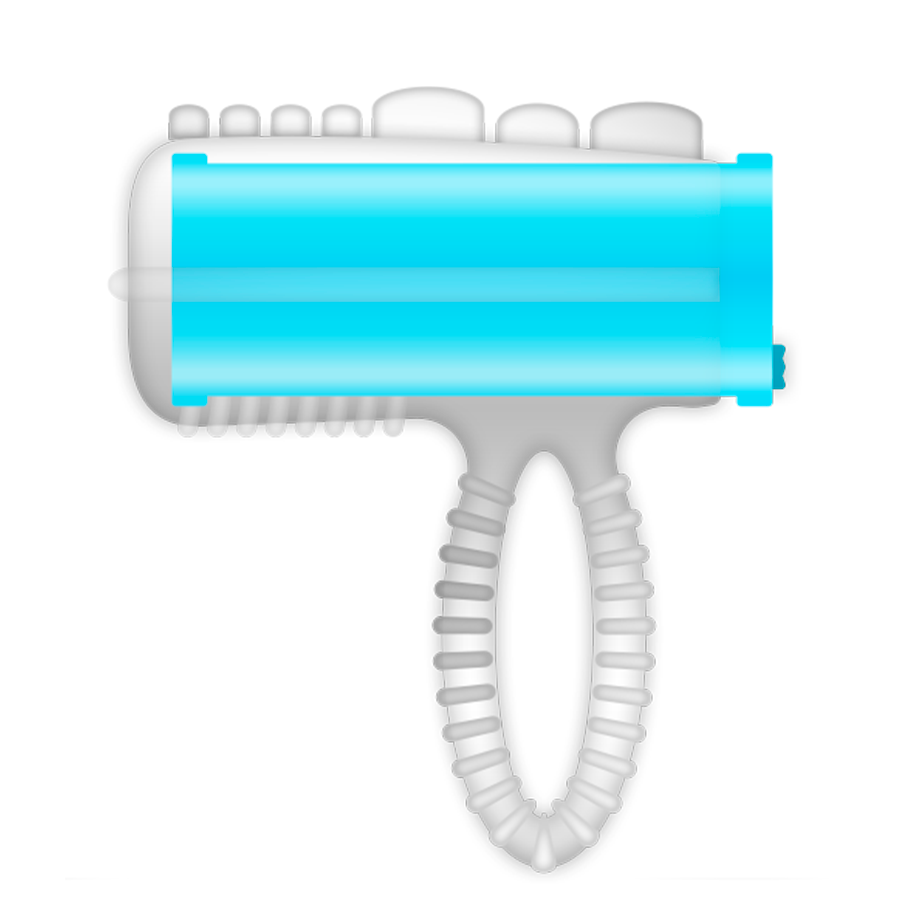 CASUAL LOVE - RING TONGUE VIBRATING BLUE - NOCTURNA DESIRES