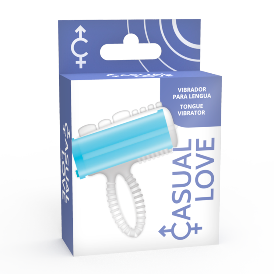 CASUAL LOVE - RING TONGUE VIBRATING BLUE - NOCTURNA DESIRES