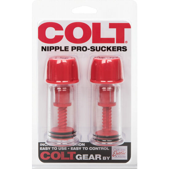CALEXOTICS - COLT RED NIPPLE SUCTION CUPS - NOCTURNA DESIRES
