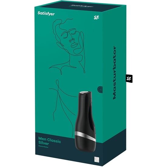 SATISFYER - MASTURBATOR MEN CLASSIC SILVER - NOCTURNA DESIRES
