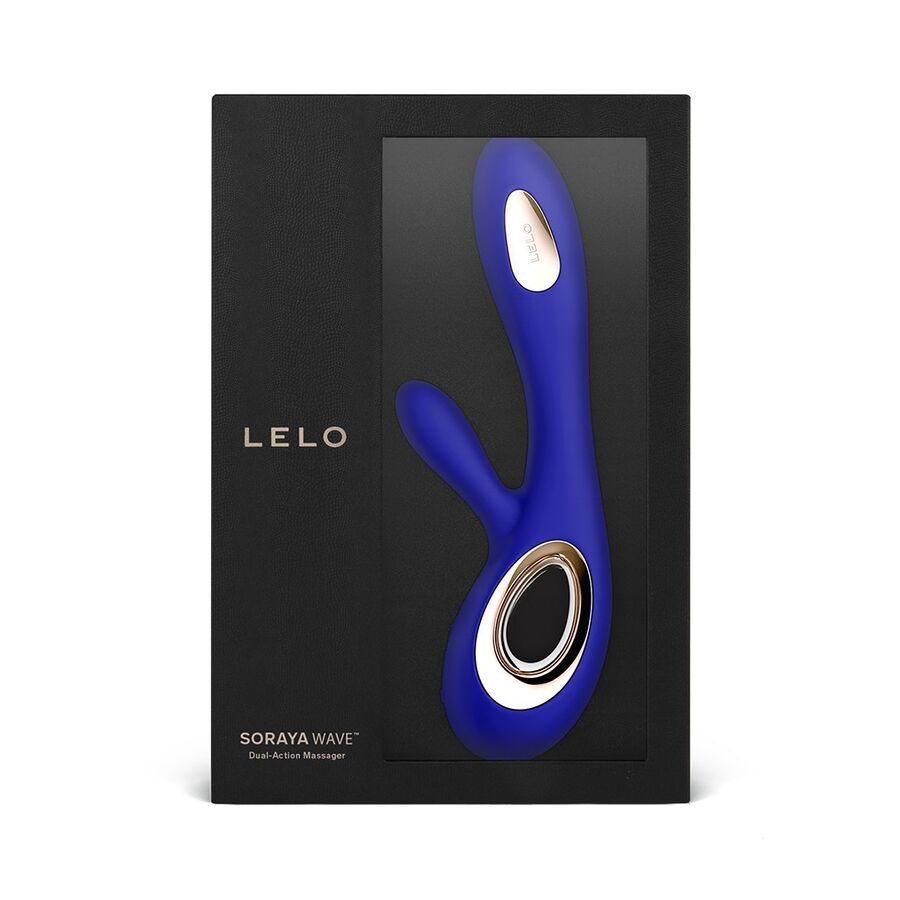 LELO - SORAYA WAVE VIBRATOR RABBIT MIDNIGHT BLUE - NOCTURNA DESIRES